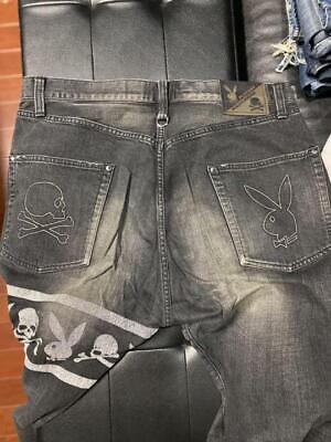 MASTERMIND JAPAN THEATER 8 PLAYBOY Skull Rabbit Denim Pants MASTERMIND JAPAN THEATER 8 PLAYBOY Skull Rabbit Denim Pants