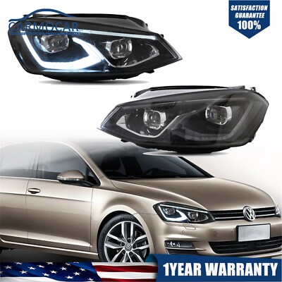 Full LED Headlights With Start-up Animation for Golf MK7 2015-2017 /MK8 Style