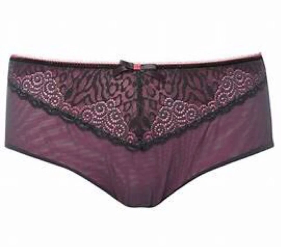 Calcinha curta FREYA ICON TAMANHO PEQUENO CINZA/ROSA NOVA SEM ETIQUETAS - Imagem 2 de 4