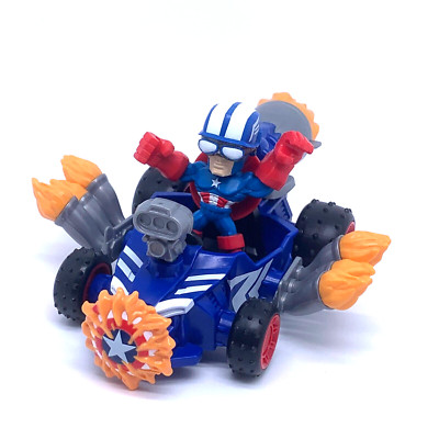 Captain America Racer - Hasbro Figur - Avengers - Super Hero Mashers Micro
