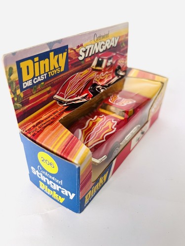 Dinky 206 Red Customised Stingray Diecast Model Toy Car In Original Box - Picture 2 of 6