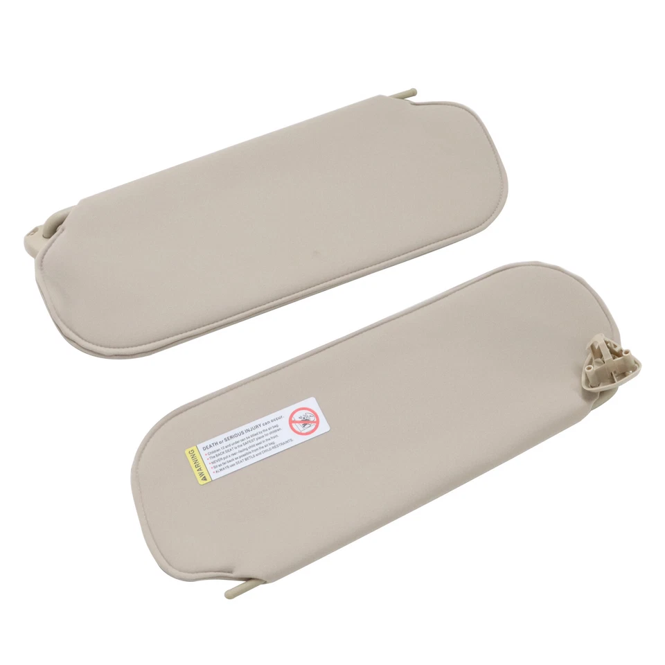 Pair Gray Left Right Sun Visor w/o Light For Chevy Express GMC Savana 1500 2500 Foto 3 de 4