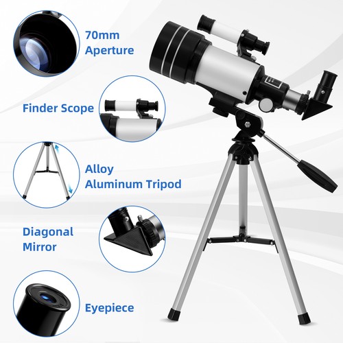 300mm Reflector Astronomical Telescope 150X with Phone Adapter for Moon Watching - Picture 4 of 11