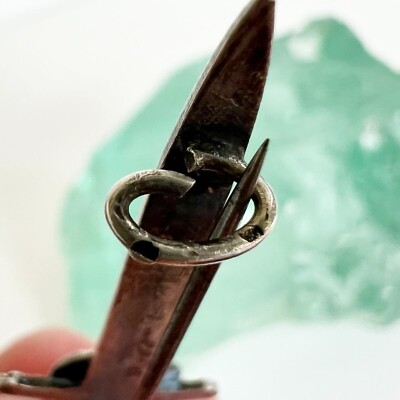 Broche Ancienne Art Nouveau - Alsace épée - Argent Massif - France 1900's