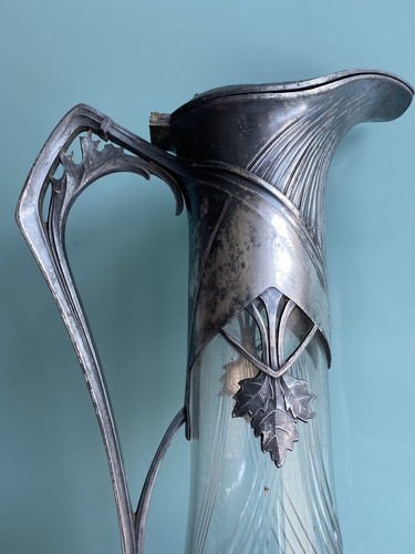 1900's WMF? Jugendstil Art Nouveau Antique Silver plated Pitcher Jug 13” - Picture 4 of 24