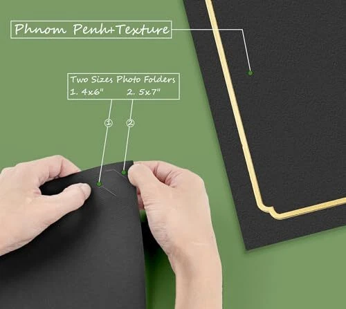 400 Pack Photo Folders for 4X6 or 5X7 Cardboard Picture Frame for Special Events - Image 3 of 4