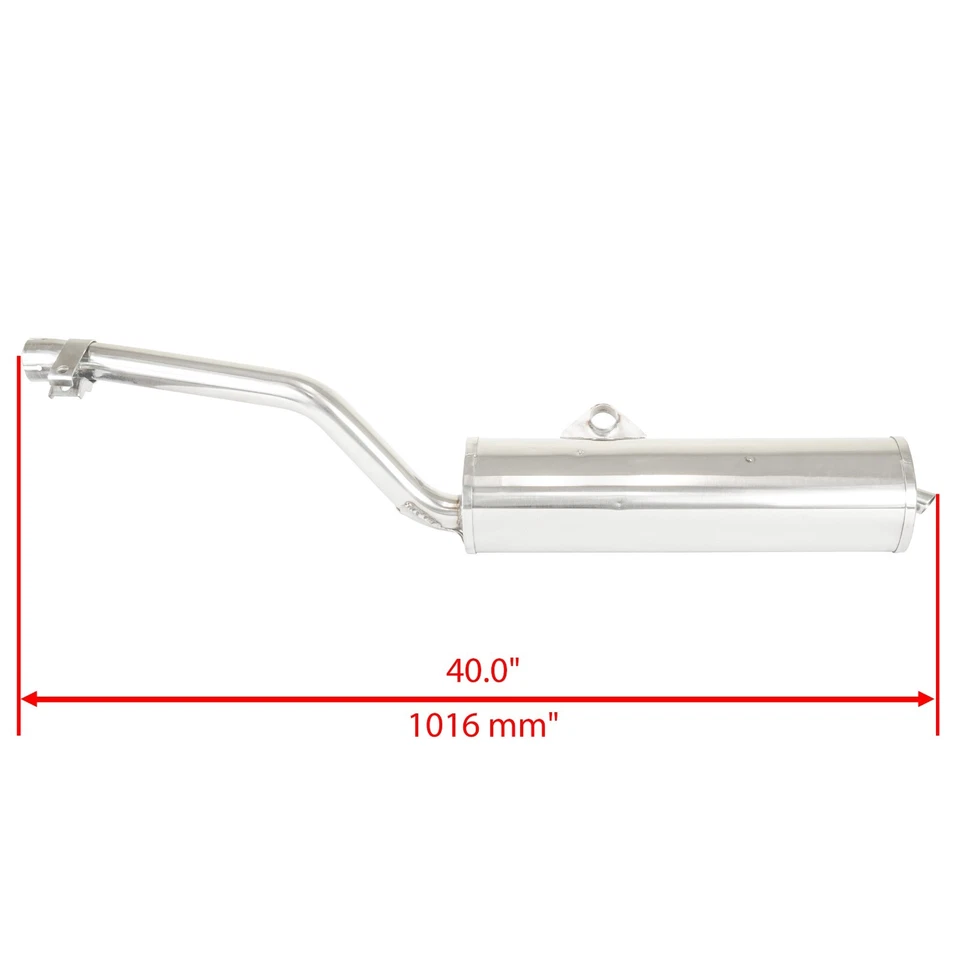 Complete Exhaust Muffler w/ Gasket fits Yamaha 5KM-14711-10-00 5KM-14711-00-00 - Imagem 2 de 4