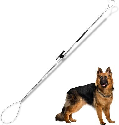 Adjustable 43'' Animal Control Pole with Noose Dogs,Raccoons,Hogs& Large Wildlife