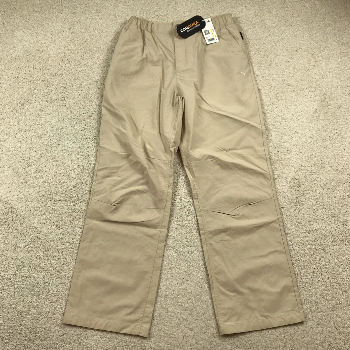 Puma Select MMQ Cordura Woven Pants Mens Medium 537996 88 Tan New 
