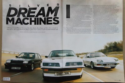 CC 2012 mag extracted article: VAUXHALL SILVER BULLET, BLACK MAGIC & SILVER AERO