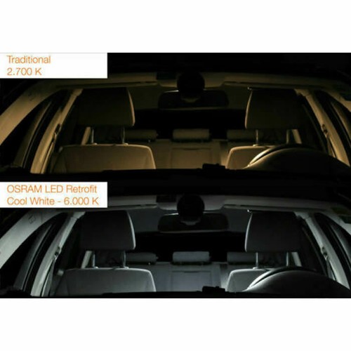 Osram LEDriving 12v 239 C5W Festoon Car Van Interior White LED Bulb SV8.5-8 36mm - Picture 6 of 9