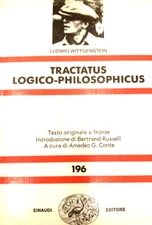 TRACTATUS LOGICO-PHILOSOPHICUS - Ludwig Wittgenstein - Einaudi NEW