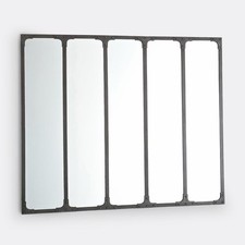 Lenaig Industrial Iron Mirror, 144 X 120cm