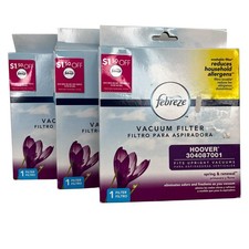 Lot of 3 Febreze Vacuum Filters Hoover 304087001 New