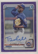 2020 Bowman Chrome Prospects Purple Refractor 103/250 Tony Dibrell Auto 1ar2