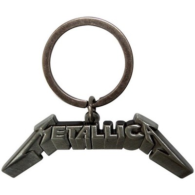 Rock Off officially licensed products Metallica 3D Band Logo Keyring Keychain On