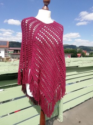 Poncho * Häkelponcho * Sommerponcho * Boho * Hippie * handmade 