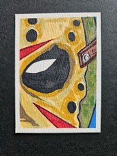 ACEO Original Abstract Art Signed Lalunam_90 2.5x3.5 Card Jason Voorhees