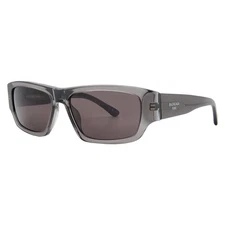 Balenciaga Grey Rectangular Men's Sunglasses BB0366S 004 58 BB0366S 004 58