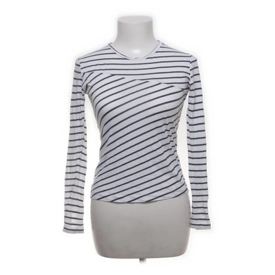 Weekday, Langarmshirt, Größe: XS, Weiß/Schwarz, Baumwolle, Streifen, Damen #AKC