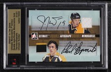 2006 ITG Ultimate Memorabilia 7th Edition Double Gold 1/1 Joe Thornton Auto 4f5