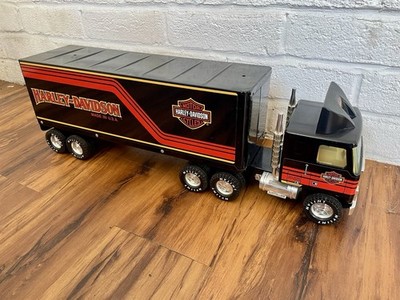 Nylint Harley Davidson Articulated Truck Vintage Pressed Steel USA Made