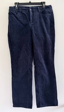 Talbots corduroy straight leg pants, black, sz 10