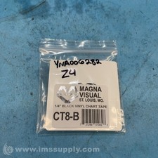 Magna Visual CT8-B Black Vinyl Chart Tape FNIP