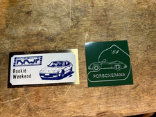 Vintage Porsche Dash Plaques Porscherama 1984 Rookie Weekend 1980's 924