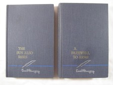 Lot books 2 Hemingway Farewell to Arms Sun Also Rises 1957 Scribner hardcover