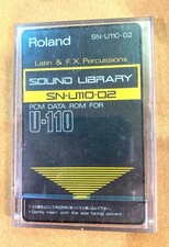 Roland SN-U110-02 Latin  F.X. Percussions ROM for U-110/U-220
