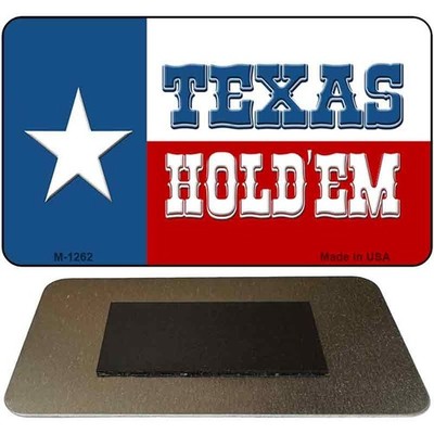Texas Hold Em Novelty Metal Magnet Fridge Refrigerator Home Kitchen Decoration
