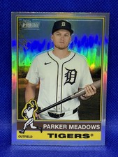 2025 Topps Heritage - High Number SP Parker Meadows #483 Chrome Refractor