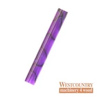 Charnwood Acrylic Pen Blank AR09 - 19mm Dia x 130mm LIght Purple with Black Swir