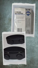 Uncle Mike's Set of 4 BLACK Model 88653 Molded Belt Keepers for 2" Belt #8865-3