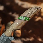 8.1" D2 EDC Damascus Hunting Fix Blade Knife Full Tang Hybrid Handle + Sheath — photo 9