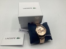 LACOSTE LADYCROC ROSE GOLD TONE BRACELET WATCH BRAND NEW IN BOX