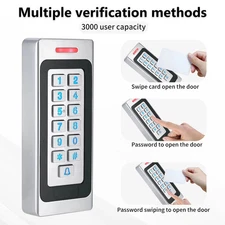 DC10-24V Access Control Keypad RFID Digicode Reader 3000User Reader 26-44 Output