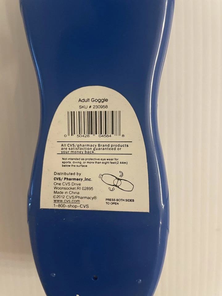 Óculos de natação ajustável Surf Club ajuste fácil - Proteção UV - Azul - Imagem 4 de 4