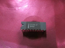 Rare Intel C2114L-2 4KB NMOS RAM for MCS8/C8008 IC/CPU/Processor Ceramic/No-Gold