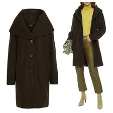 NEW DKNY Coat Jacket XL Wool Blend Shawl Coll...