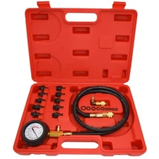Oil Pressure Tester Kit, 0-140 PSI Engine Oil Pressure Tester Gauge Tool Kit ...