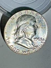 1963-D Franklin Half Dollar 50C - Uncirculated Details DDR D/D RPM Error
