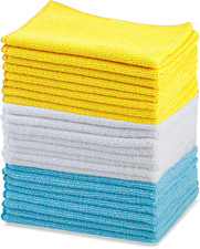 Microfiber Cleaning Cloths, Ultra Absorbent, Lint Free, Streak Free, Non-Abrasiv