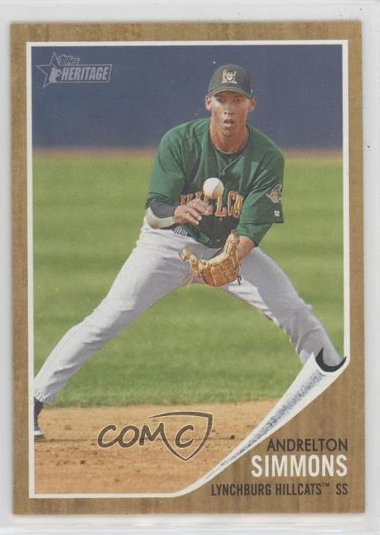 2011 Topps Heritage Minor League Edition Andrelton Simmons #1 0d2