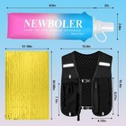 Running Vest for Women Men - Adjustable Chest Straps,500ml Soft Flask — photo 7