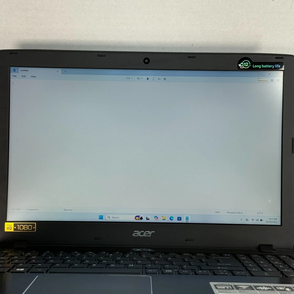 Acer Aspire E5-575-33BM i3-7100U 15.6" Windows 11 Laptop 256GB SSD 16GB *READ* - Image 3 of 4