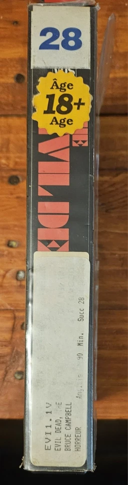 The Evil Dead VHS Tape 1979 HBO Cannon Video Ex-Rental Bruce Campbell Original! - Image 3 of 4