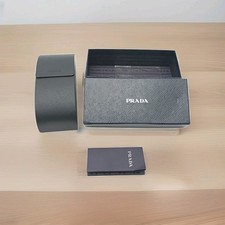 Authentic PRADA Empty Box Hard Case Card Insert Original Packaging Only