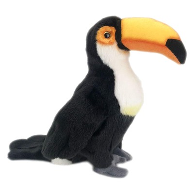 Realistischer Tukan Vogel Stofftiere Spielzeug, Cartoon umweltfreundliche Simulation Vogel